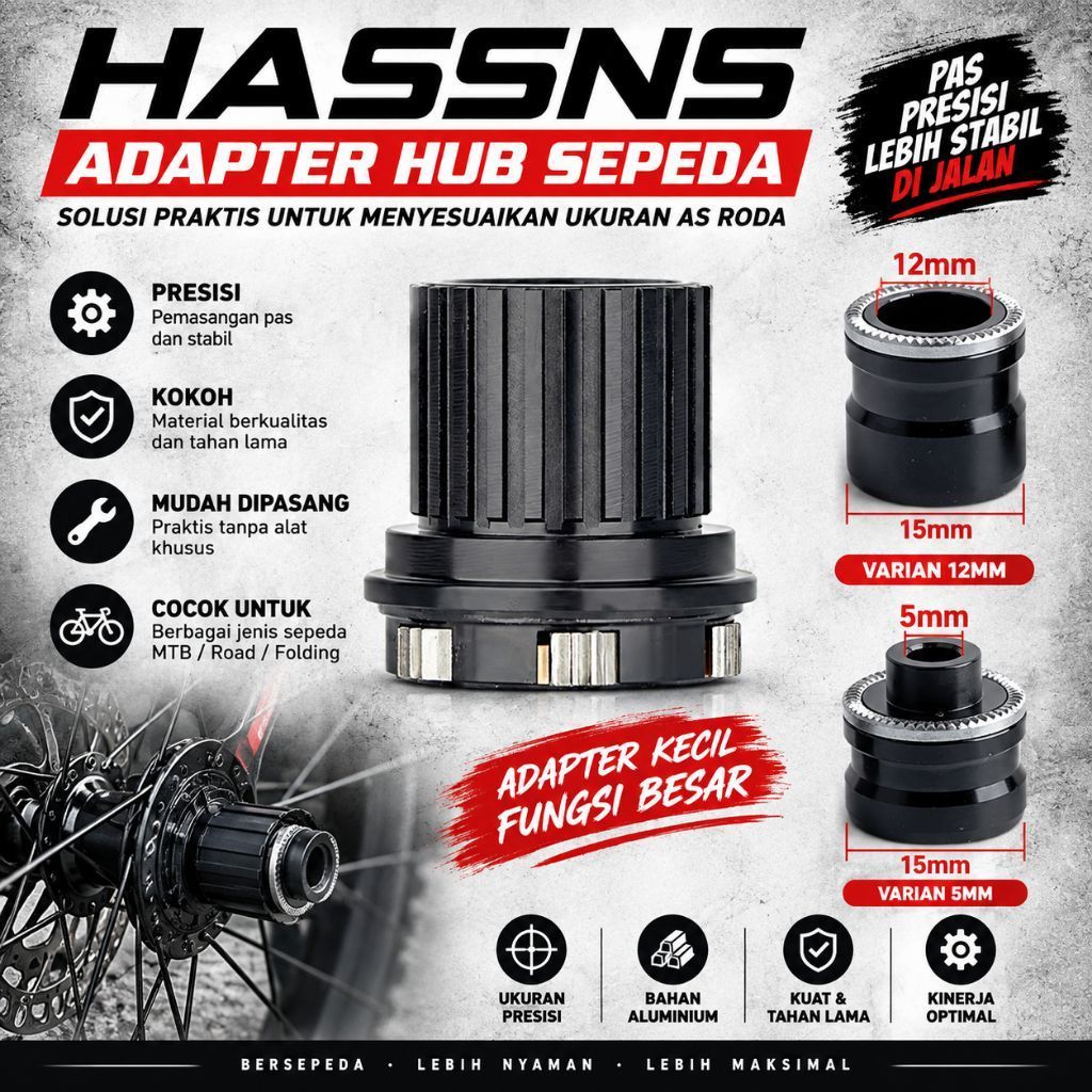 Freehub Body Hassns Pro 7 Shimano HG Slup Microspline Rumah Sprocket 12 Speed