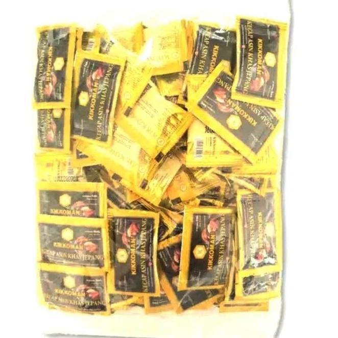 Kikkoman Kecap Asin Khas Jepang Halal Sachet Kecap Asin 5Ml 100Pcs