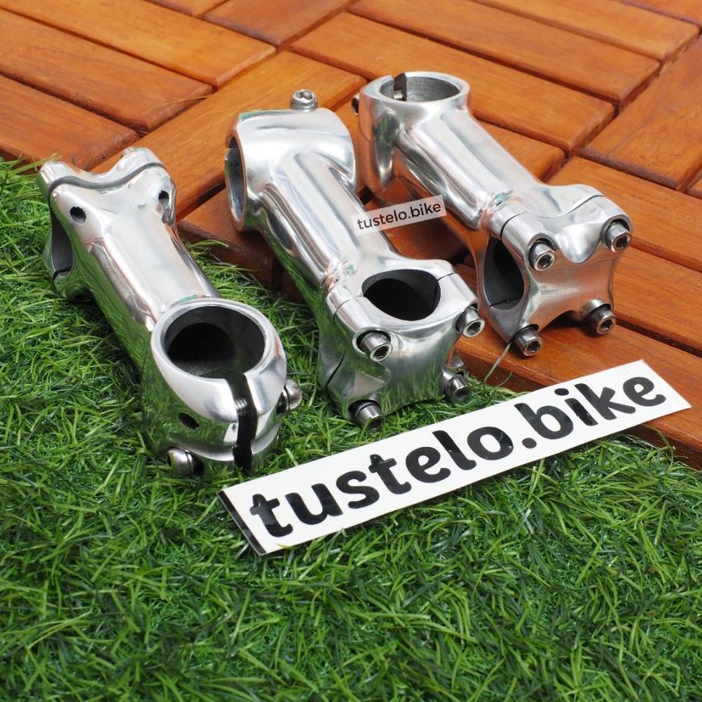 Stem Chrome 25.4 Standar 90mm Alloy Sepeda MTB Commuter Minivelo Fixie aksesoris