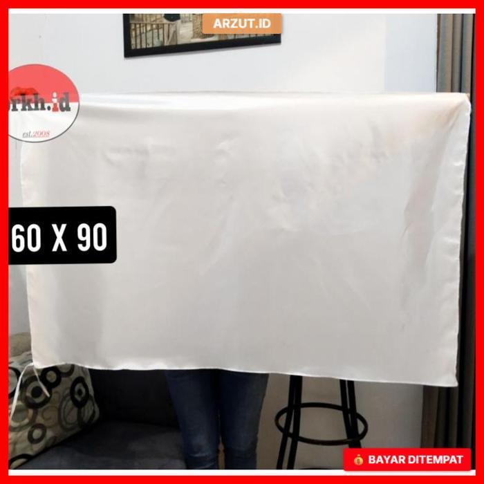 Bendera Putih Polos Kain Kahatex 60X90 Cm