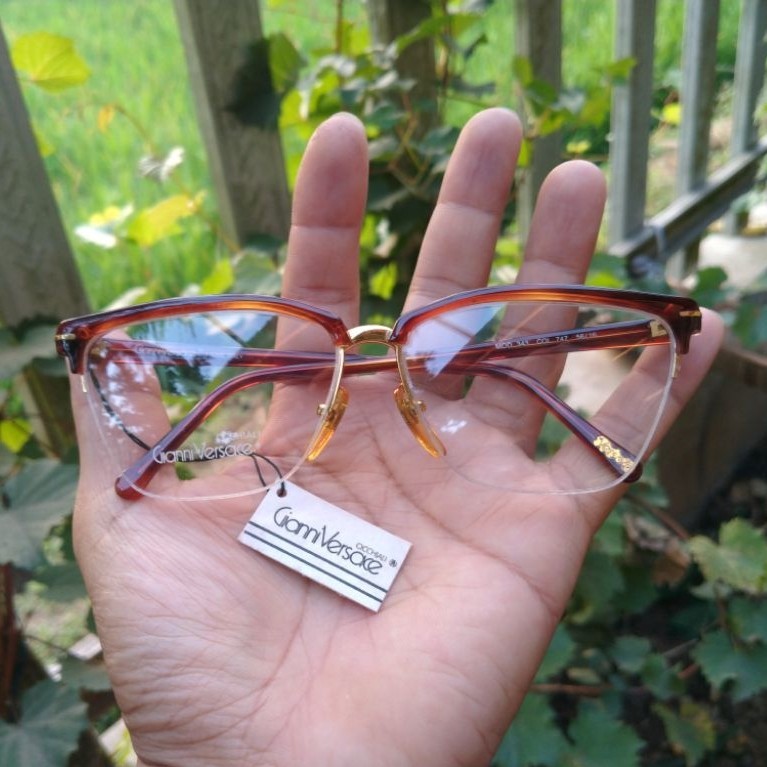 Kacamata Vintage Frame Gianni Versace Mod 343 Original Klasik Retro Model