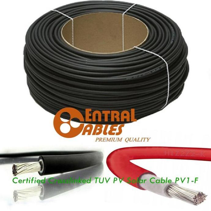 [] PV1-F 4 mm2 12 AWG PV-1F Solar Panel Cable Kabel Solar Panel 1000V ( Solar 1x4mm Solar kabel 1x4 