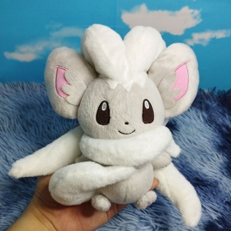 TAKARA TOMY POKEMON CINCCINO PLUSH Boneka Pokemon Cinccino Original Pokemon Takara Tomy Pokemon Cinc