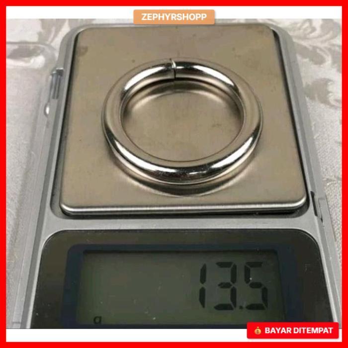 Besi Bulat Ring O / Cantolan -Pengait Besi Bendera/Hewan- Besar - Tebal 20Mm
