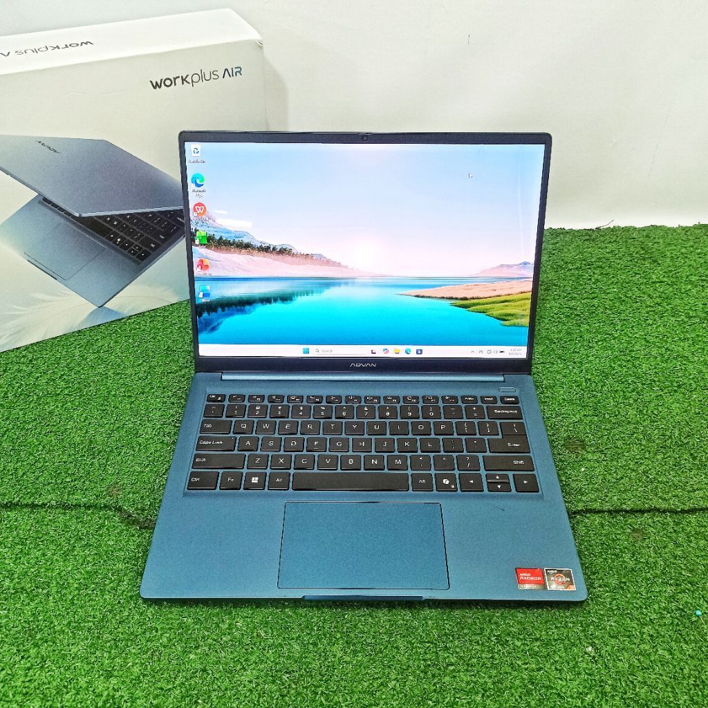 ADVAN Workplus Air OLED Ryzen 5 7535H RAM 16GB SSD 512GB Garansi resmi Fullset bekas