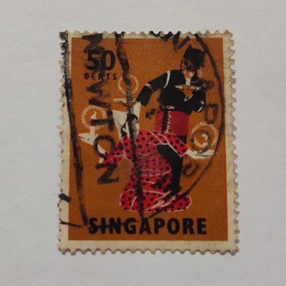 perangko kuno Singapore Malaya
