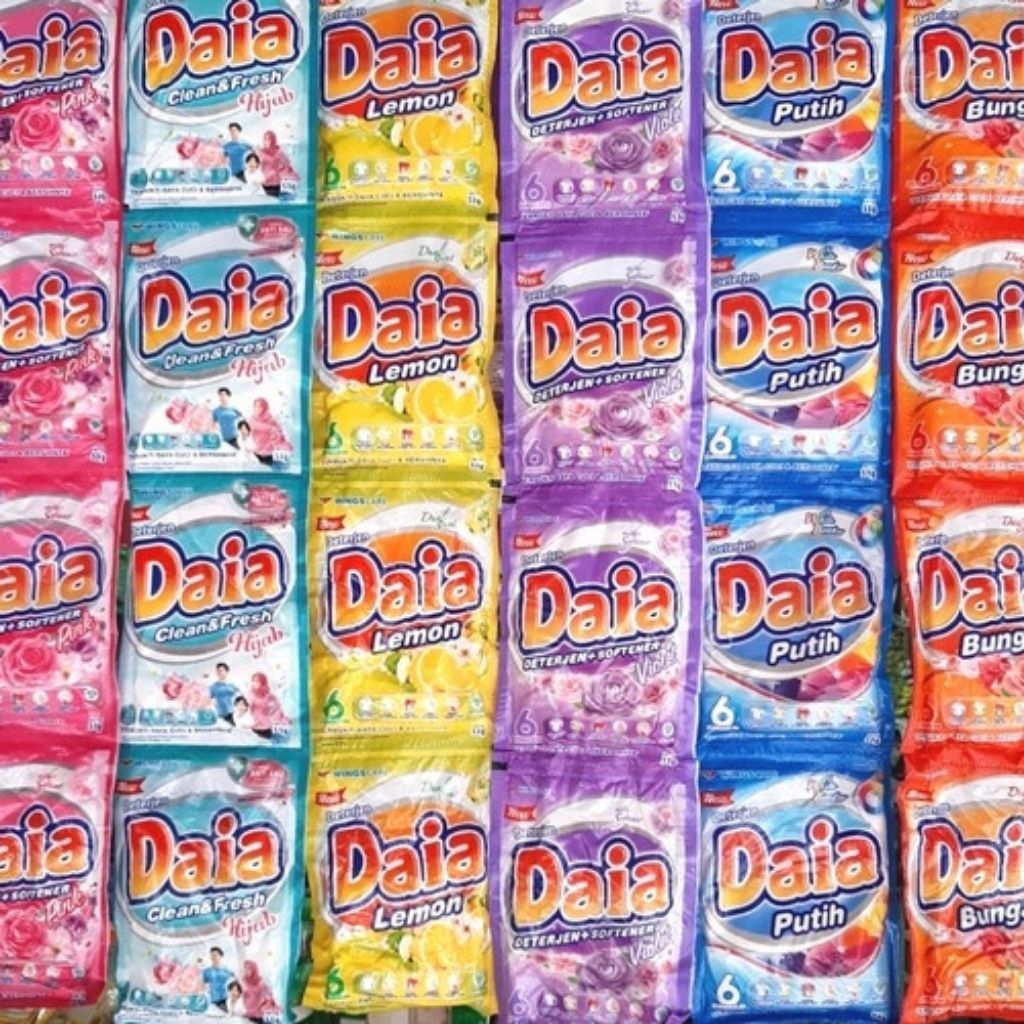 DAIA BUBUK / Ditergen RENTENG 1000AN ISI 2 RENTENG X 6 SACHET / DAIA BUBUK RENTENG