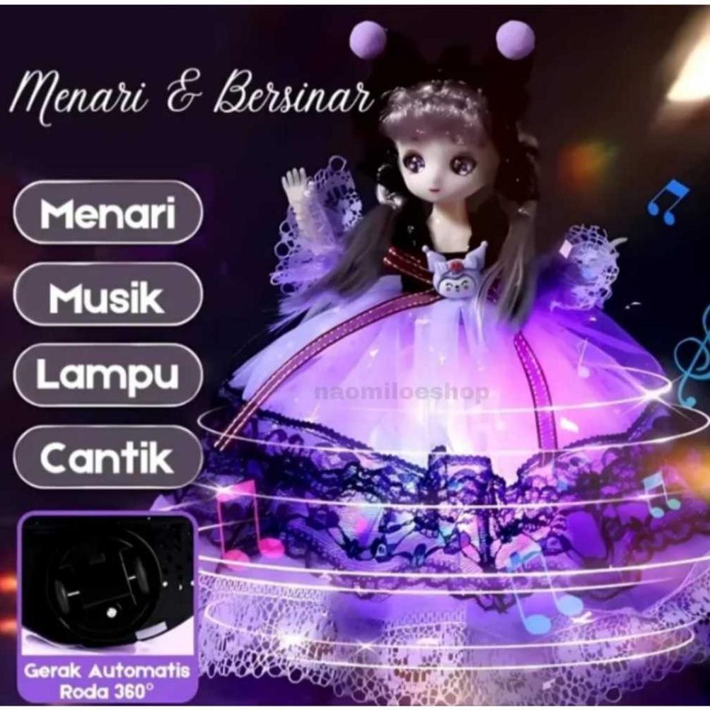 YUNA DANCING PRINCESS MAINAN DANCING YUNA GAUN  PRINCESS YUNA BISA MENARI, MUSIK LED