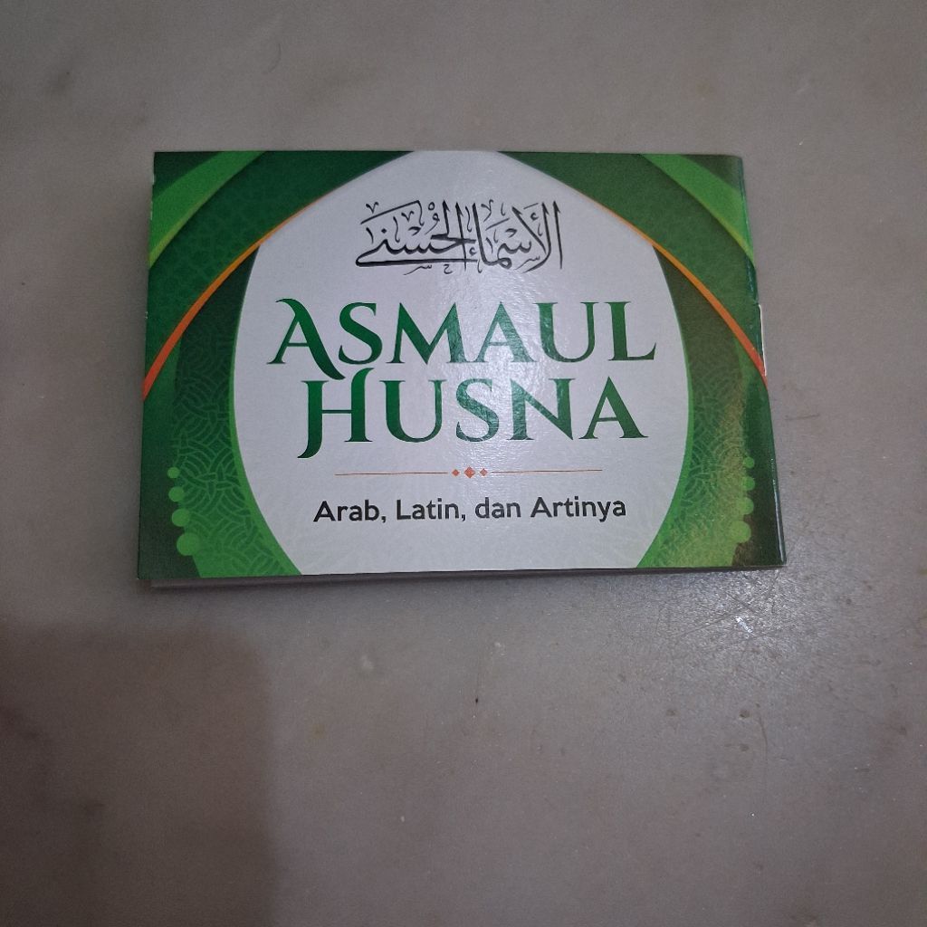 Asmaul Husna Saku Arab Latin Dan Artinya / Buku Saku Asmaul Husna