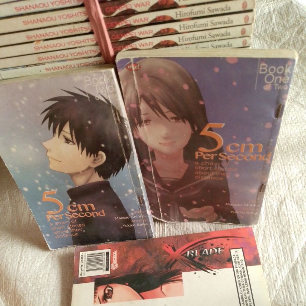 BUKU KOMIK 5 CM PERSECOND