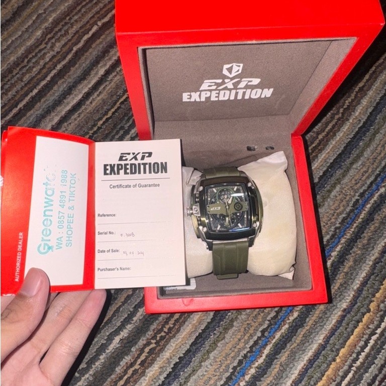 Jam tangan expedition e3008 second original