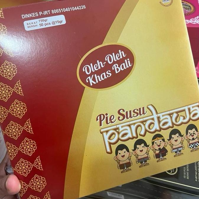 Pie Susu Pandawa isian 50pcs perbox Cemilan Manis