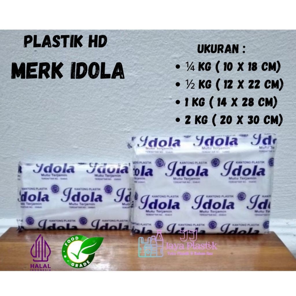 Plastik HD Merk IDOLA (Pack : 5 BKS)