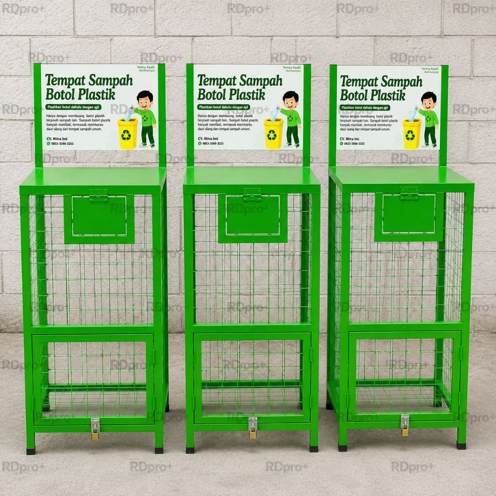 TEMPAT DONASI SAMPAH BOTOL PLASTIK RD2 Bank SAMPAH
