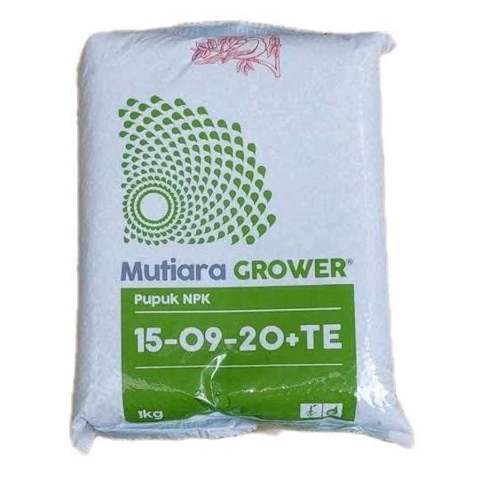 Promo Mutiara Grower Pupuk NPK 15-09-20+TE 1kg untuk Pertanian Berkualitas 16 Diskon