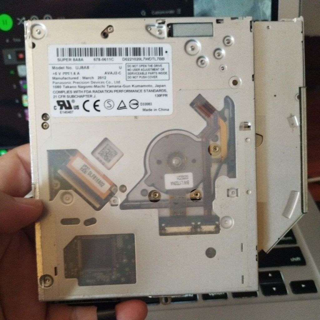 super drive apple macbook pro 2012/2011 second
