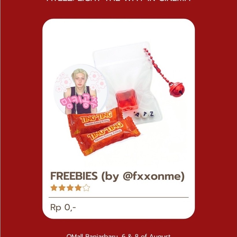 FREEBIES FOR MINGI BIRTHDAY