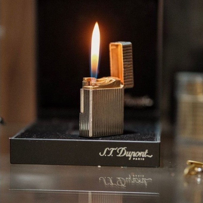 ST Dupont Vintage Ligne 2 Lighter Original Made In France