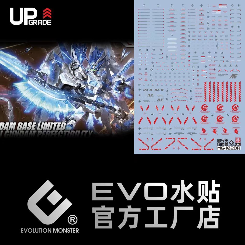 Water decal EVO MG Unicorn Perfectibility