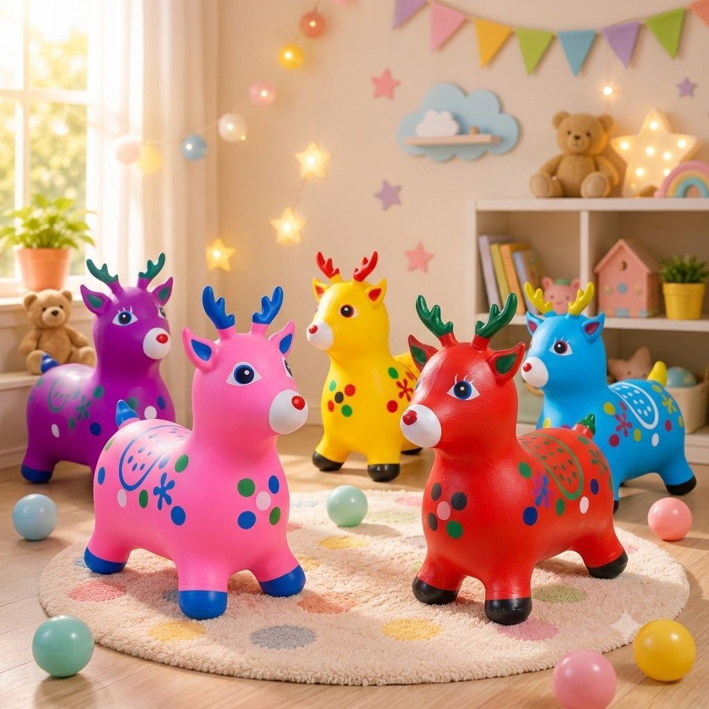 Mainan Kuda Kudaan Anak | Mainan Kuda kudaan karet Anak | Mainan Kuda kudaan Jumping Animal |
