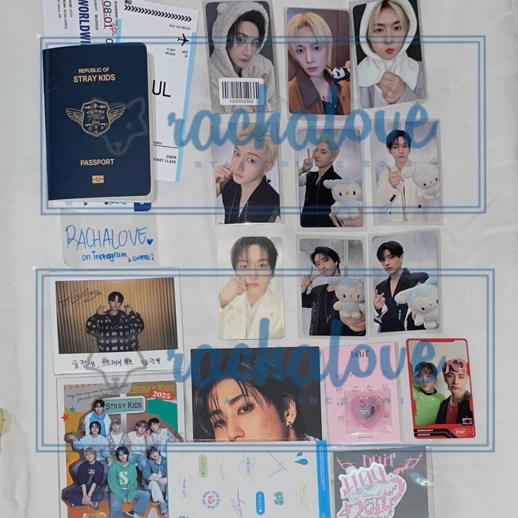 SKZ SKIJEU BANGCHAN LEEKNOW FELIX SEUNGMIN POB BENEFIT OFFLINE STAYZONE IN LIFE SWID LUCKY DRAW LD D
