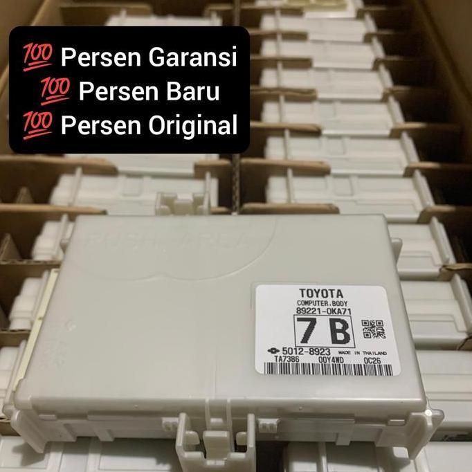 Modul BCM ECU Komputer Computer Body Innova Reborn Fortuner 89221-0KA71 89221 0KA71