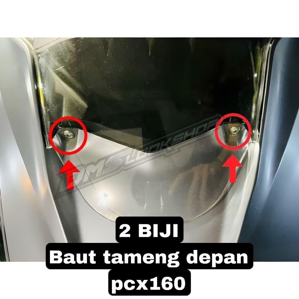 Baut titanium tameng depan pcx160 original vietnam