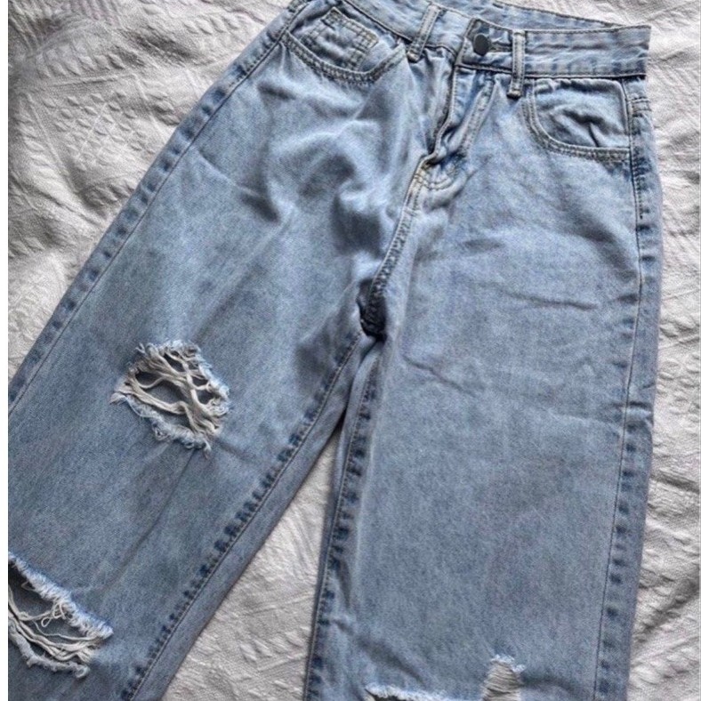 preloved ripped jeans
