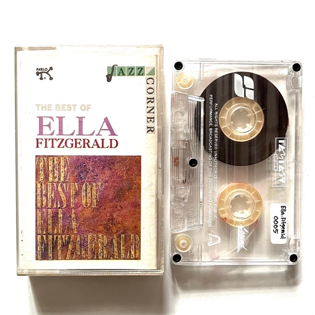 Kaset Pita Jazz Ella Fitzgerald - The Best of Ella Fitzgerald (JAZZ CORNER / LEGEND RECORDS)