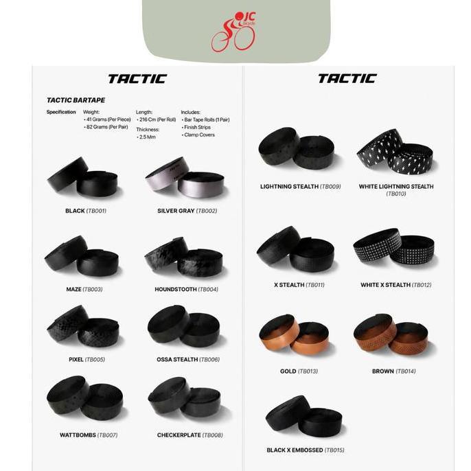 BARTAPE SEPEDA - TACTIC BARTAPE