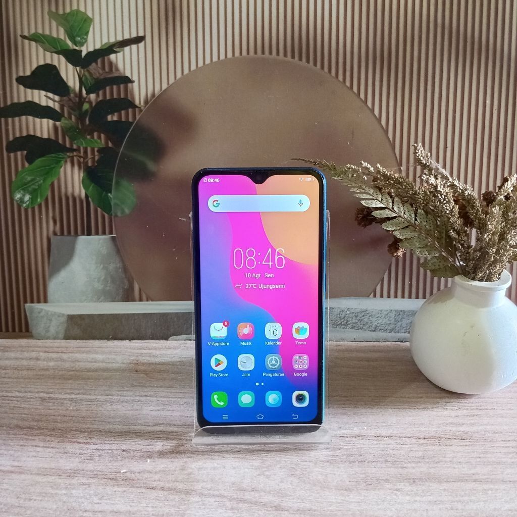 Hp Vivo Y91 Ram 2/32Gb Prosesor SNAPDRAGON Layar Luas 6,22inci Second Normal Bergaransi Siap Pakai