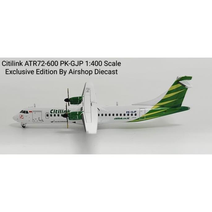 Citilink ATR72-600 PK-GJP 1:400 Scale Exclusive Edition By Airshop Diecast