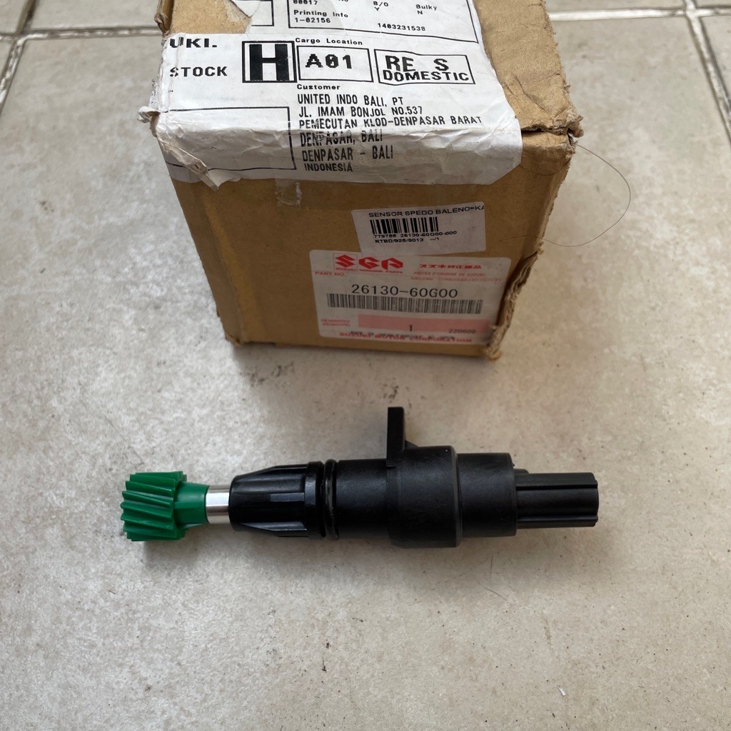 SENSOR VSS SPEEDOMETER KILOMETER SUZUKI BALENO LAMA KOTAK MILLENIUM MANUAL ORIGINAL SUZUKI (SGP) 261