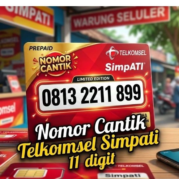 nomor cantik simpati 11 digit telkomsel 813 2211 899