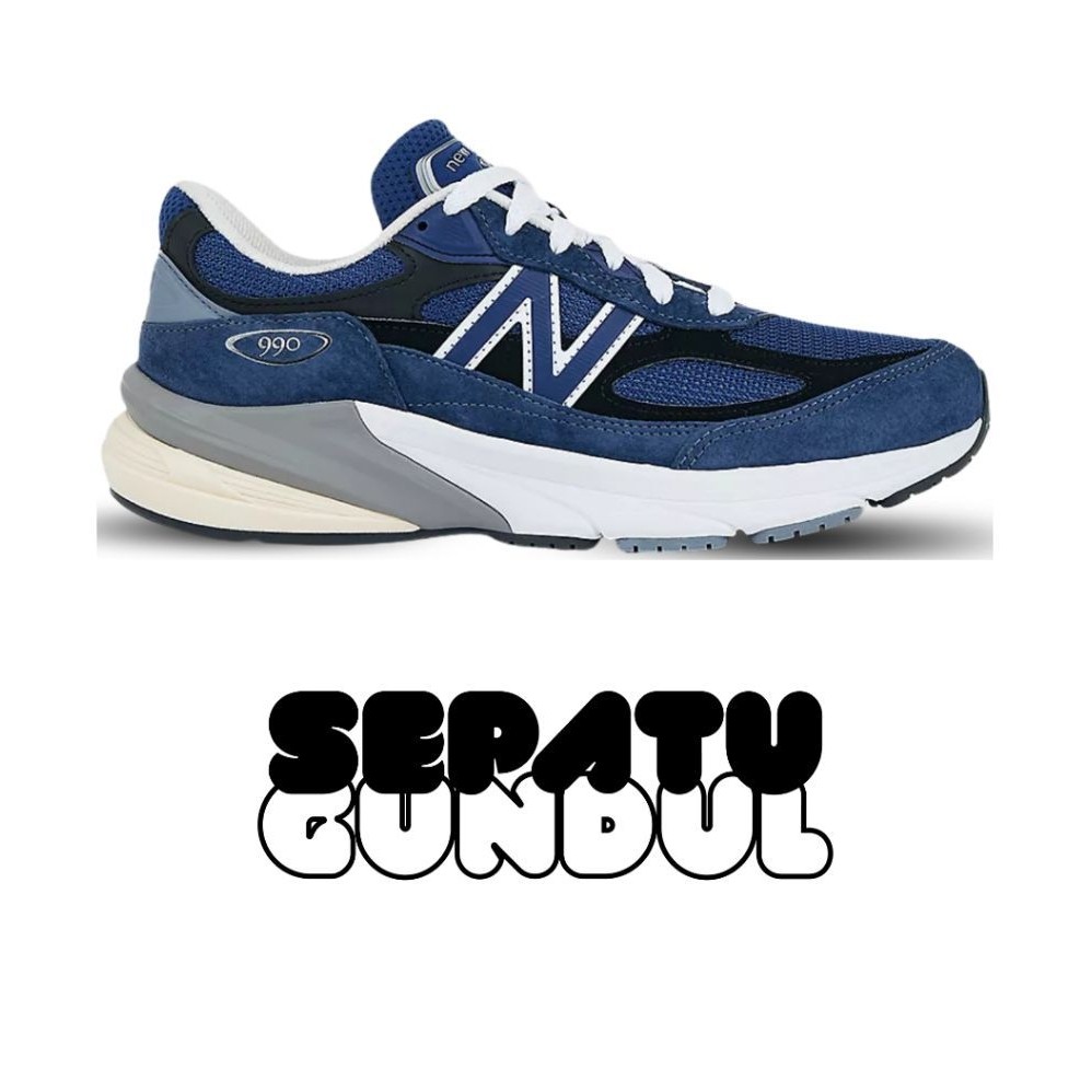 Sepatu Sneakers Pria NB 990v6 Inkwell U990IA6 Made in USA