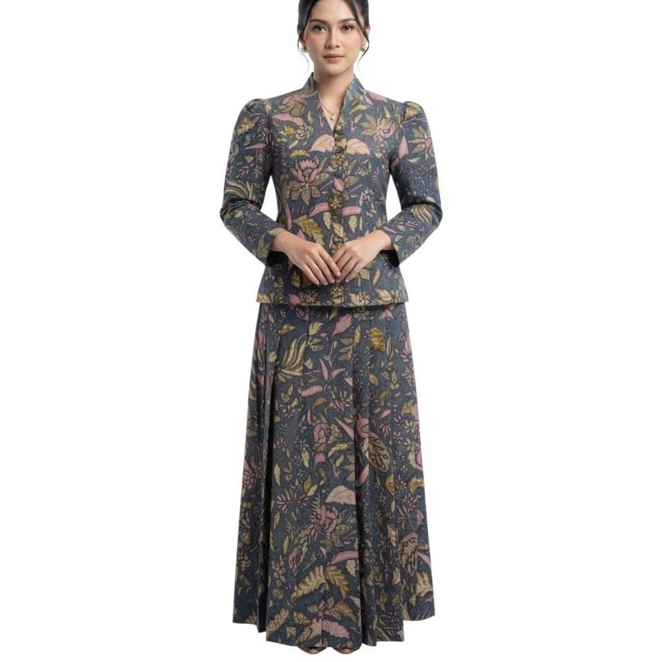 setelan batik rok & blus atasan wanita ikbi