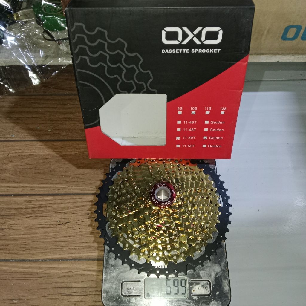 Sprocket OXO 10 Speed 11-50 T Gold