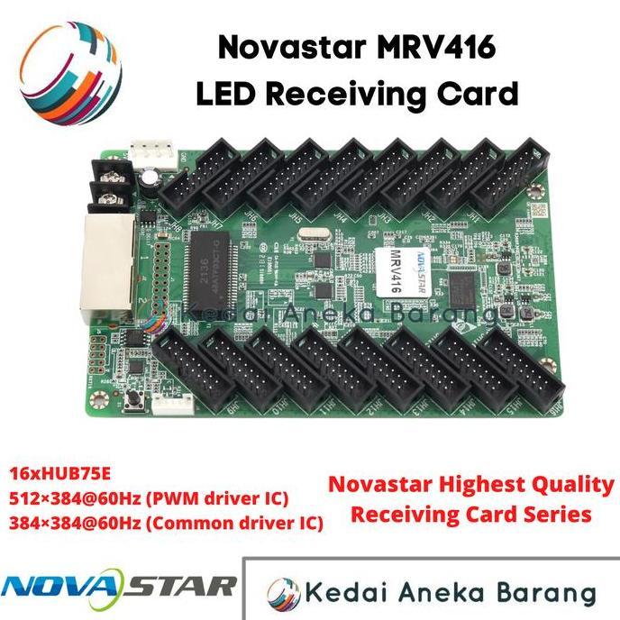 NOVASTAR MRV416-N MRV416 LED RECEIVING CARD RC VIDEOTRON HUB75 MRV366 MRV316 KAB79