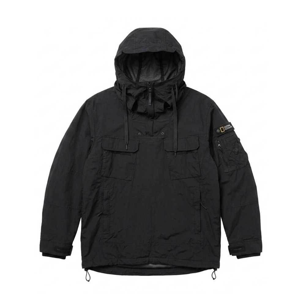 National Geographic N193MJP050 Caretta Anorak Jumper Carbon Black