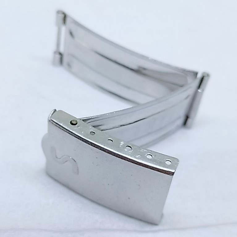 Kunci pengait rantai jam tangan antik sandozwatch samson S clasp buckle deployment fold over bracele