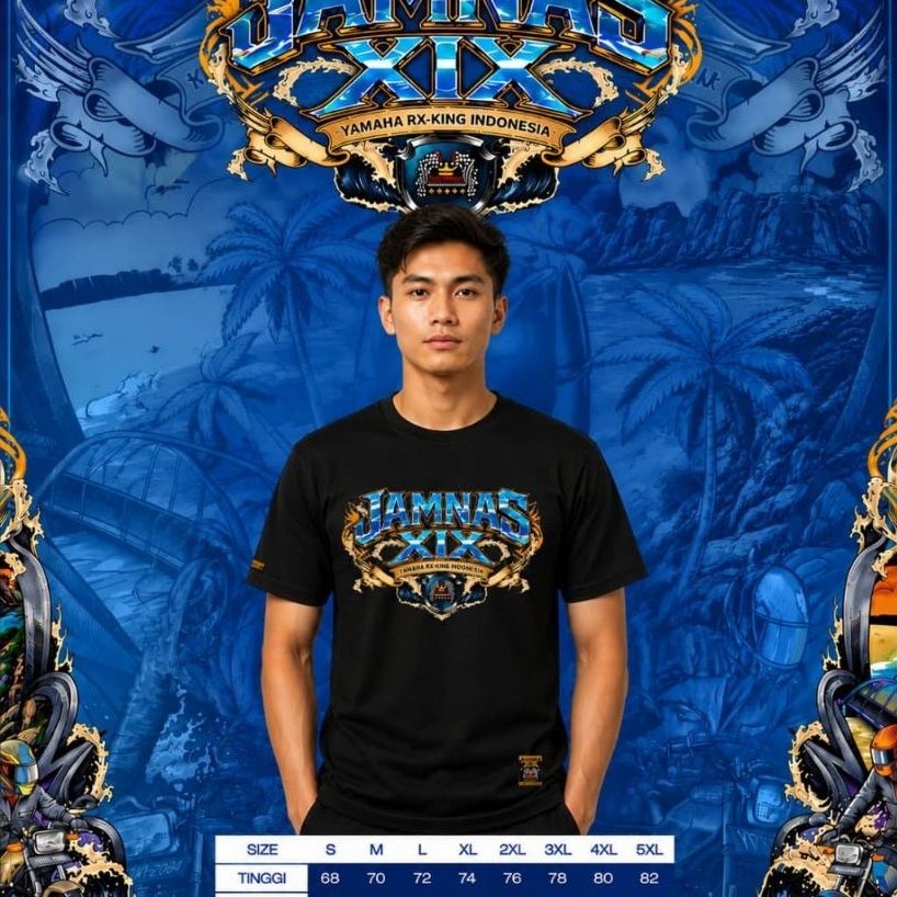 Kaos Jamnas XIX YRKI Jawa Timur Pacitan Original