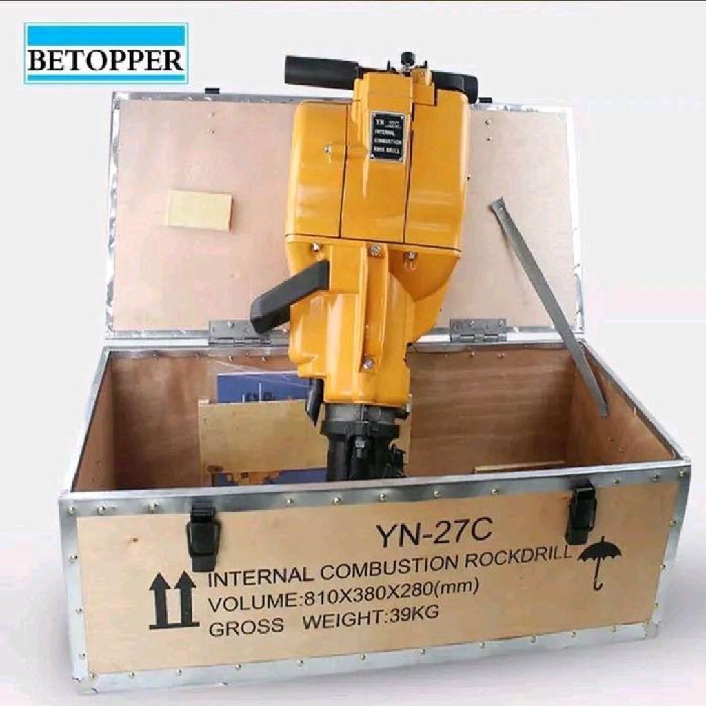 Mesin Bor Tambang YN27C Portable Rock Drilling Machine | Mesin Bor Batu Bensin Handheld