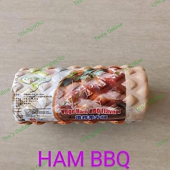 Verda- Ham Bbq Vegetarian / Ham Merah Vegetarian Vegan Evergreen