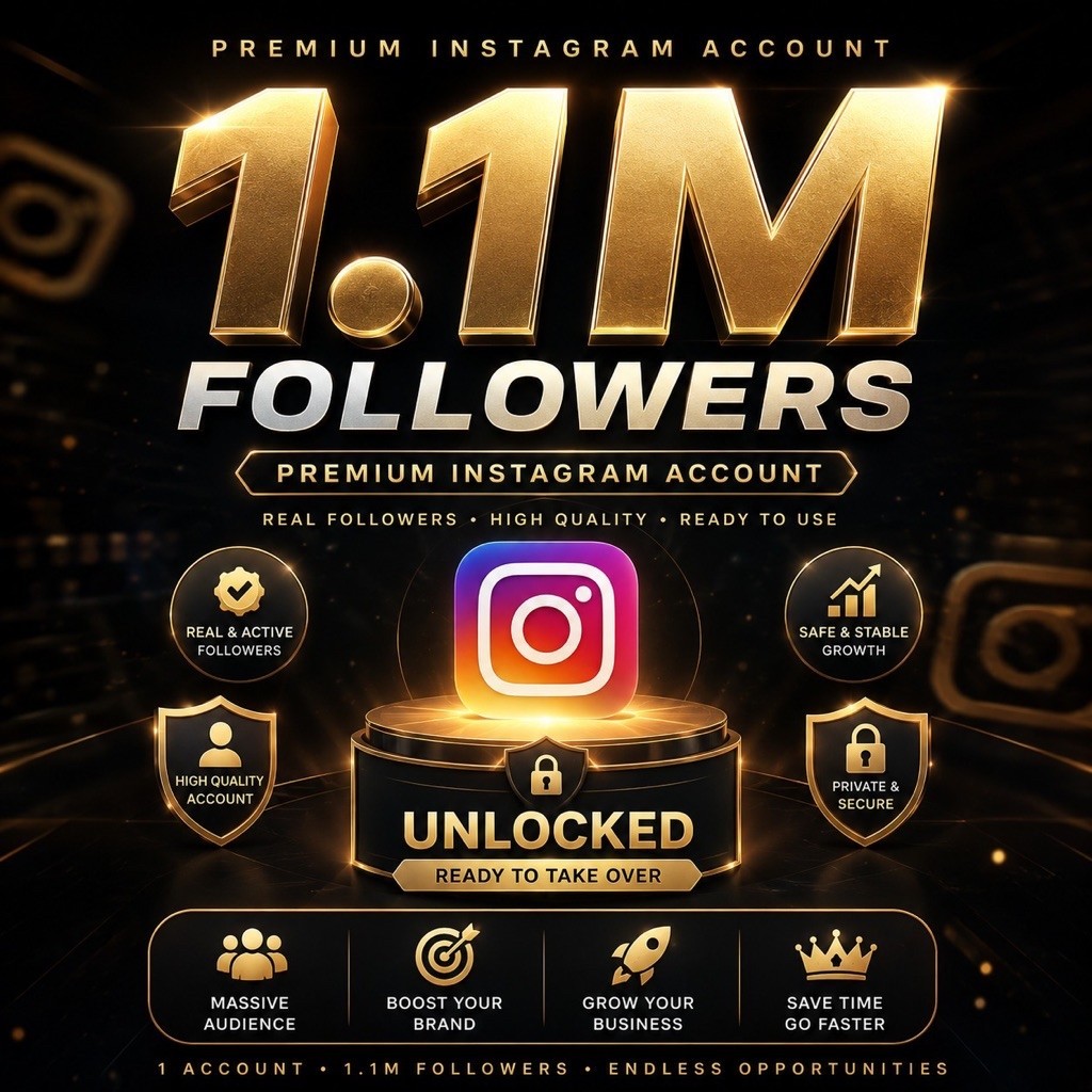 JUAL AKUN PREMIUM INSTAGRAM Ratusan Ribu Pengikut Hingga Jutaan Followers 100K - 1 JUTA FOLLOWER 1.2
