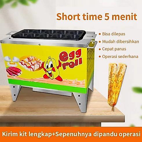 Mesin Sosis Telur Gas Sostel Gas 10 Lubang /Kompor Sostel Gas 10 Lubang