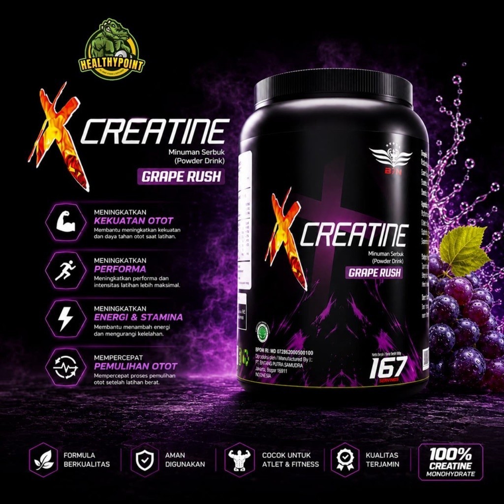 BXN Creatine 1000 Gram Creatine Monohydrate 1 KG