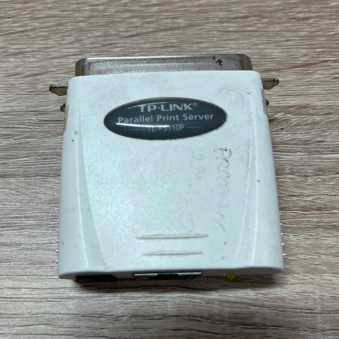TP-Link TL-PS110P Print Server Parallel Port + Charger | LAN (Second)