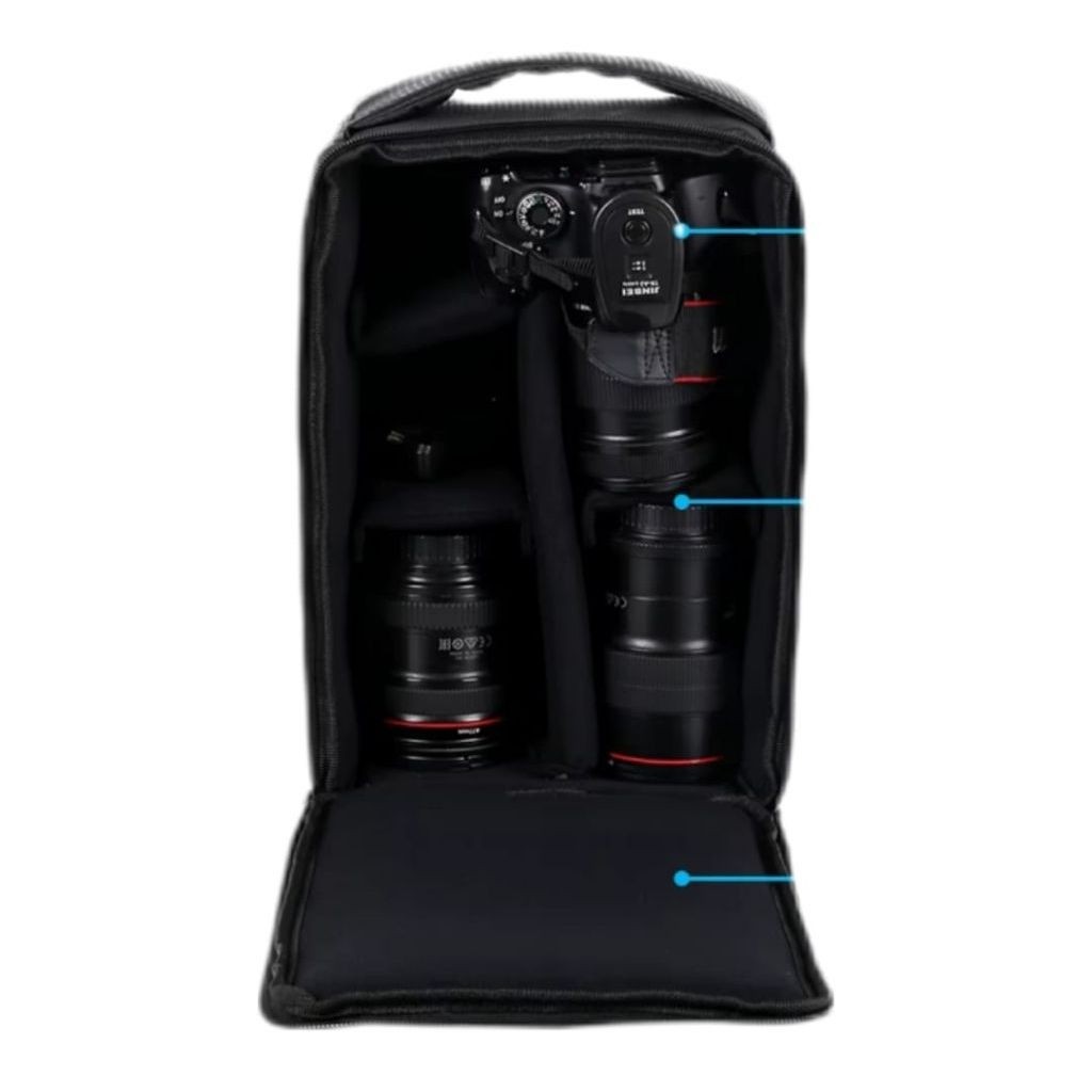 Tas Kamera DSLR Canon Nikon Sony Fujifilm Untuk Fotografer Tas Kamera Vidio Fotografi Tas Kamera Den