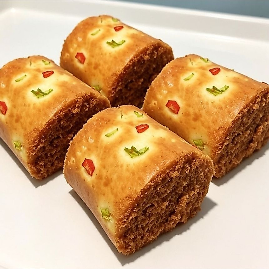 Roti abon gulung / floss roll /roti abon ayam /chicken floss roll