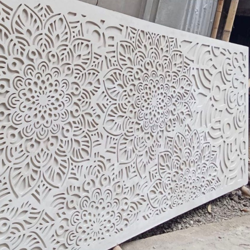 ornamen dinding masjid grc